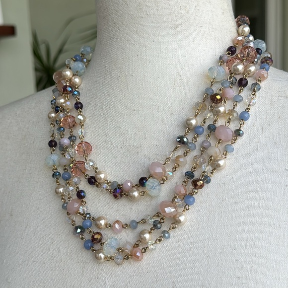 Talbots multi strand beaded necklace - NWOT - Picture 4 of 6